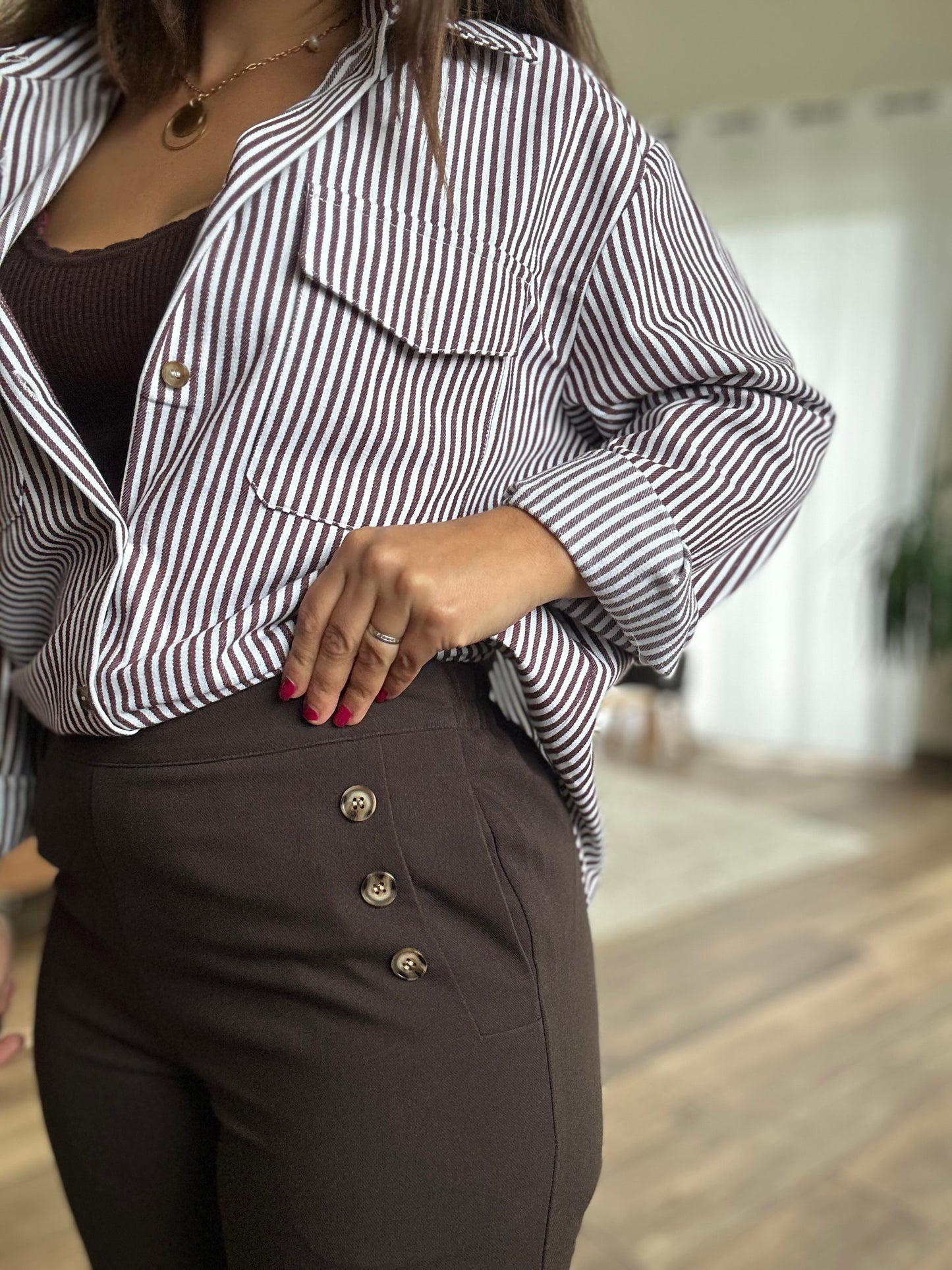 Pantalon | Marron