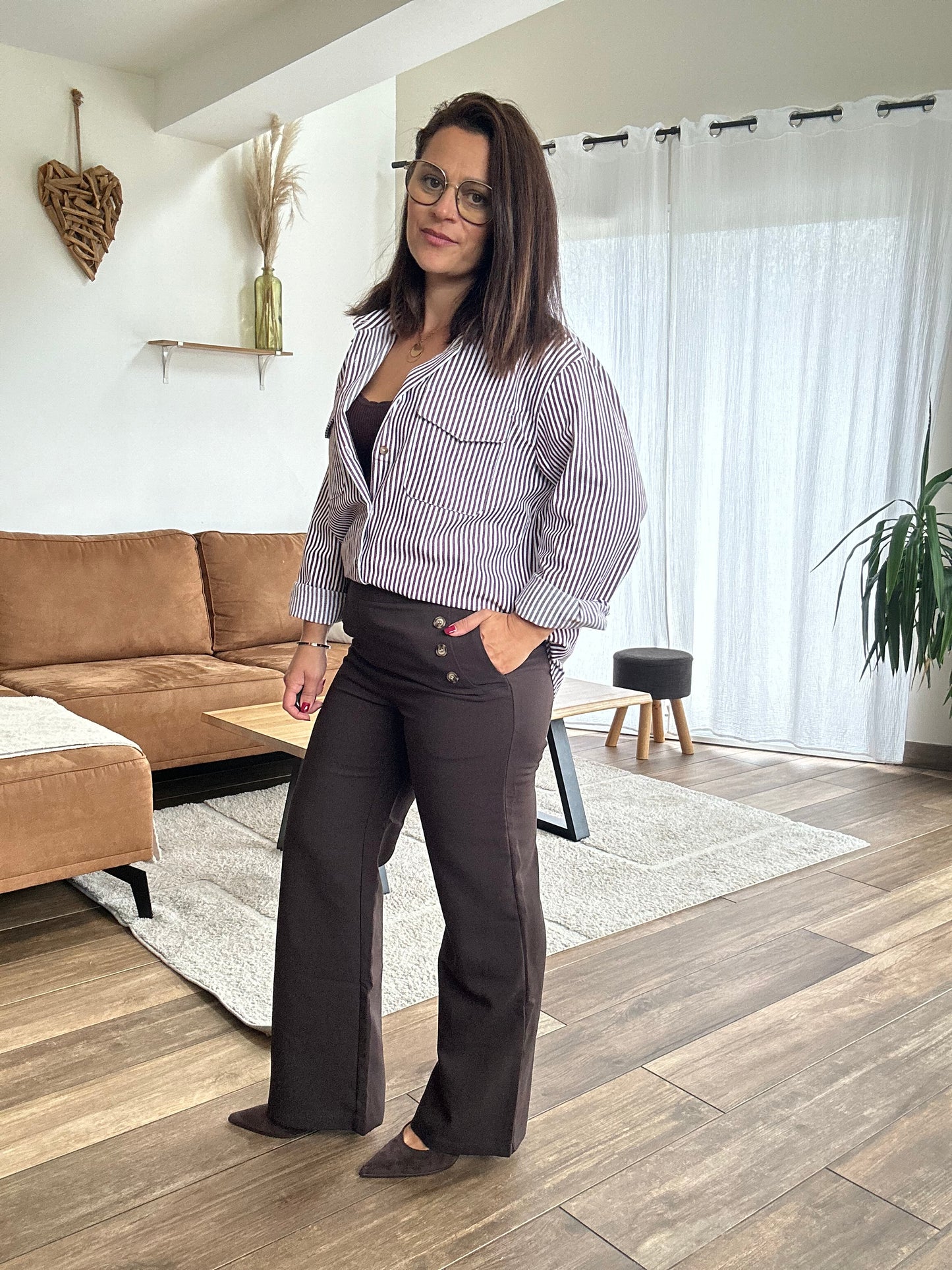 Pantalon | Marron
