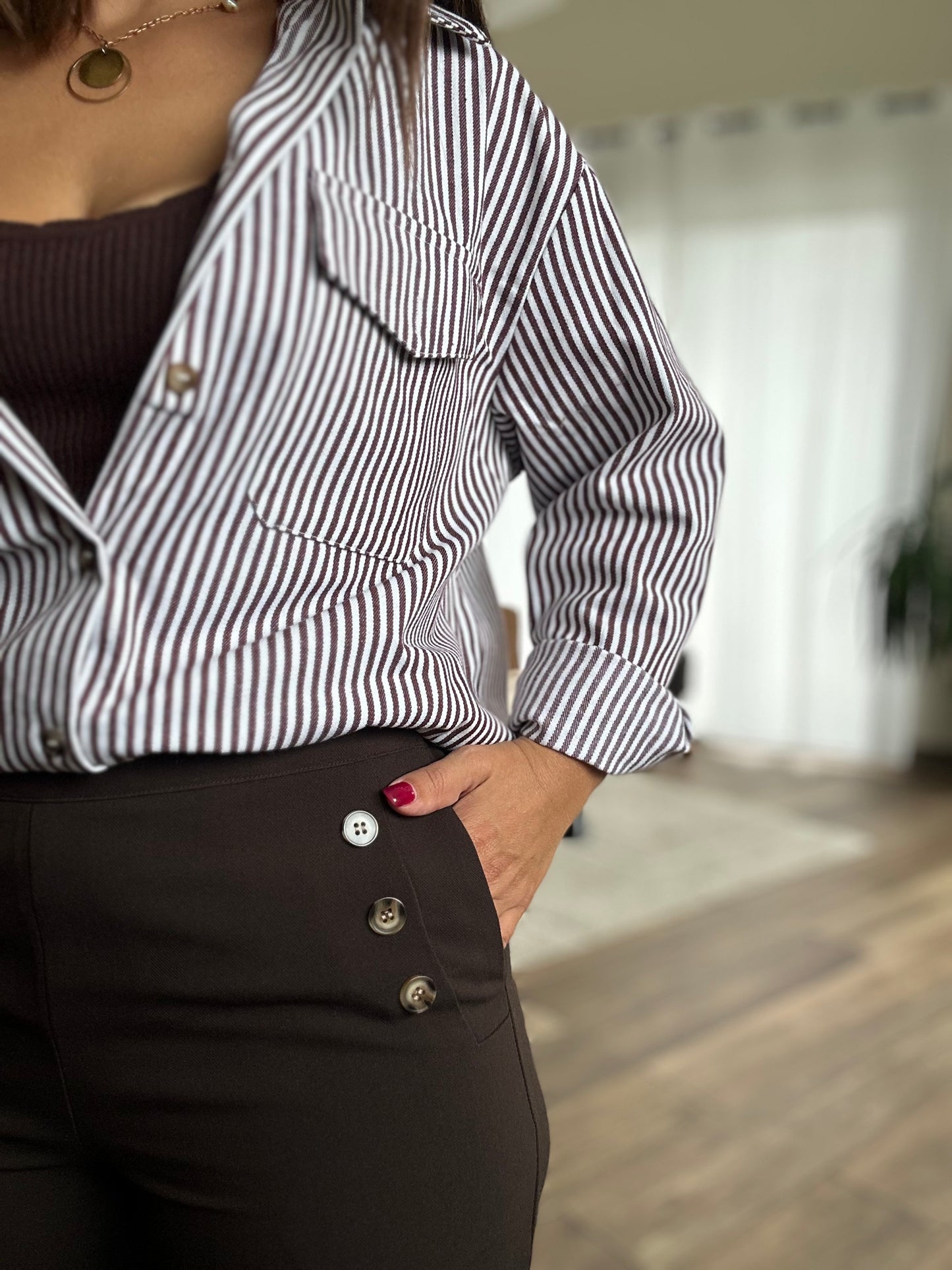 Pantalon | Marron