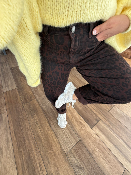 Jeans Barrel | Léopard