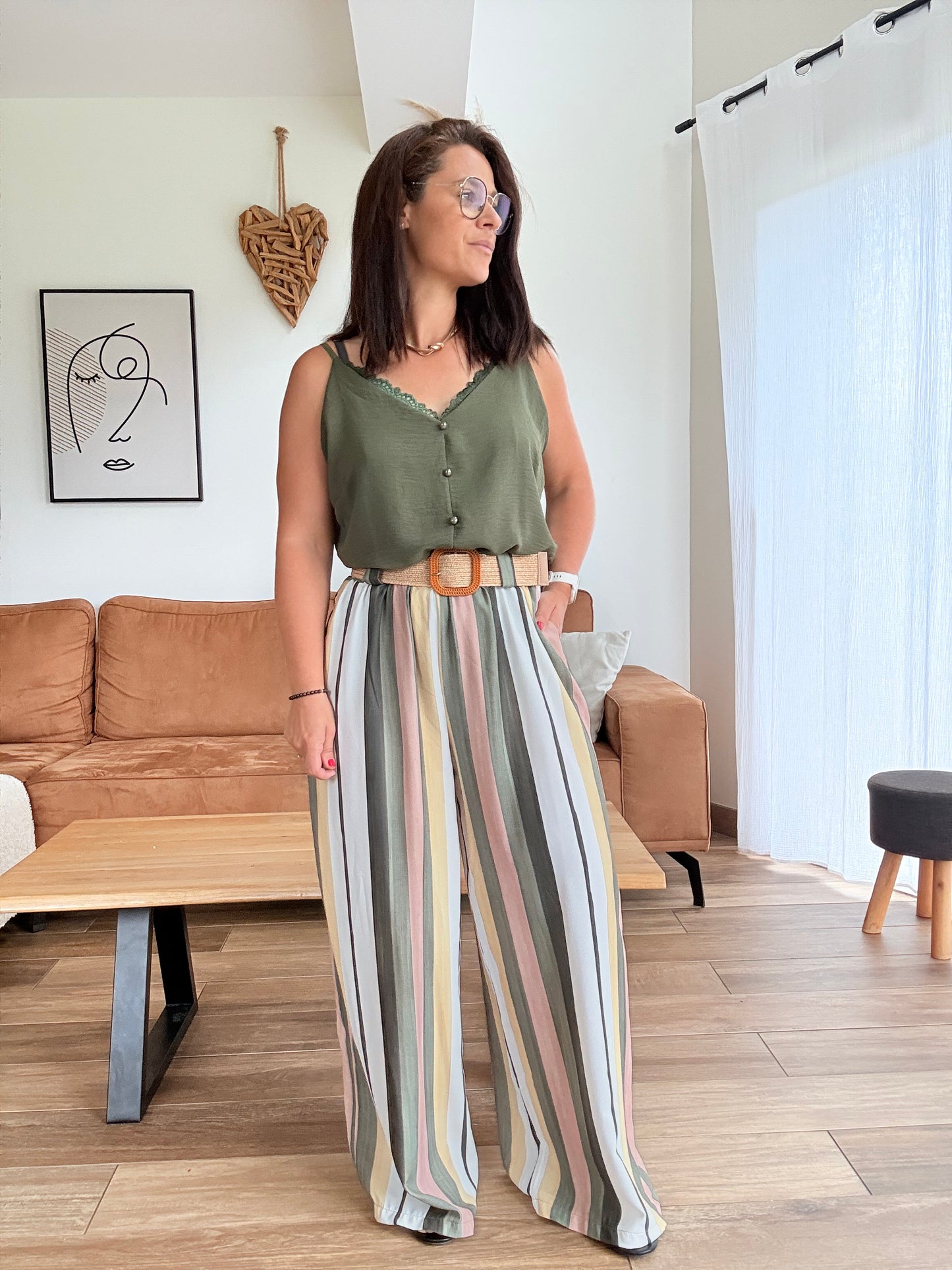 Pantalon | Rayé