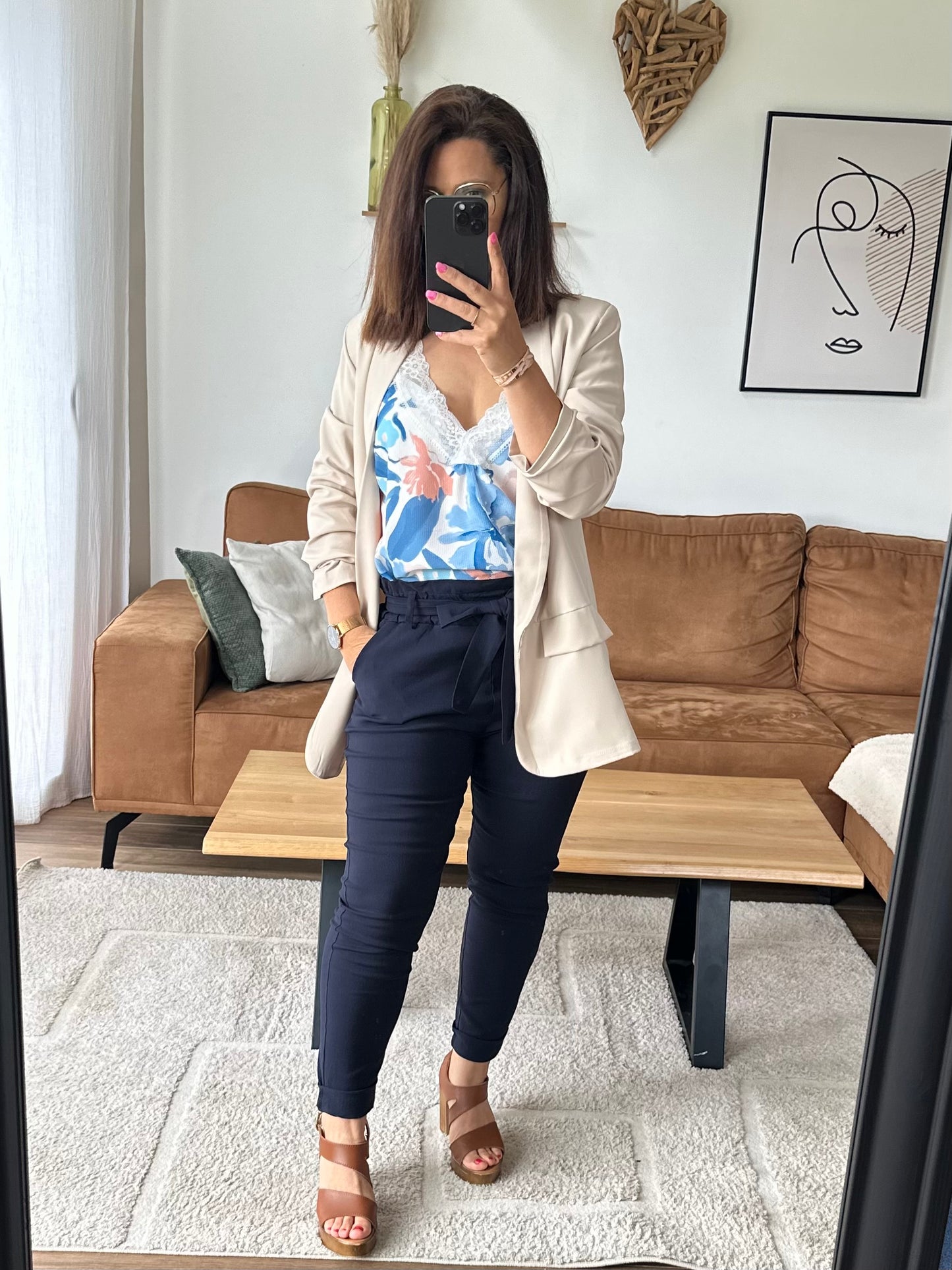 Pantalon | Marin