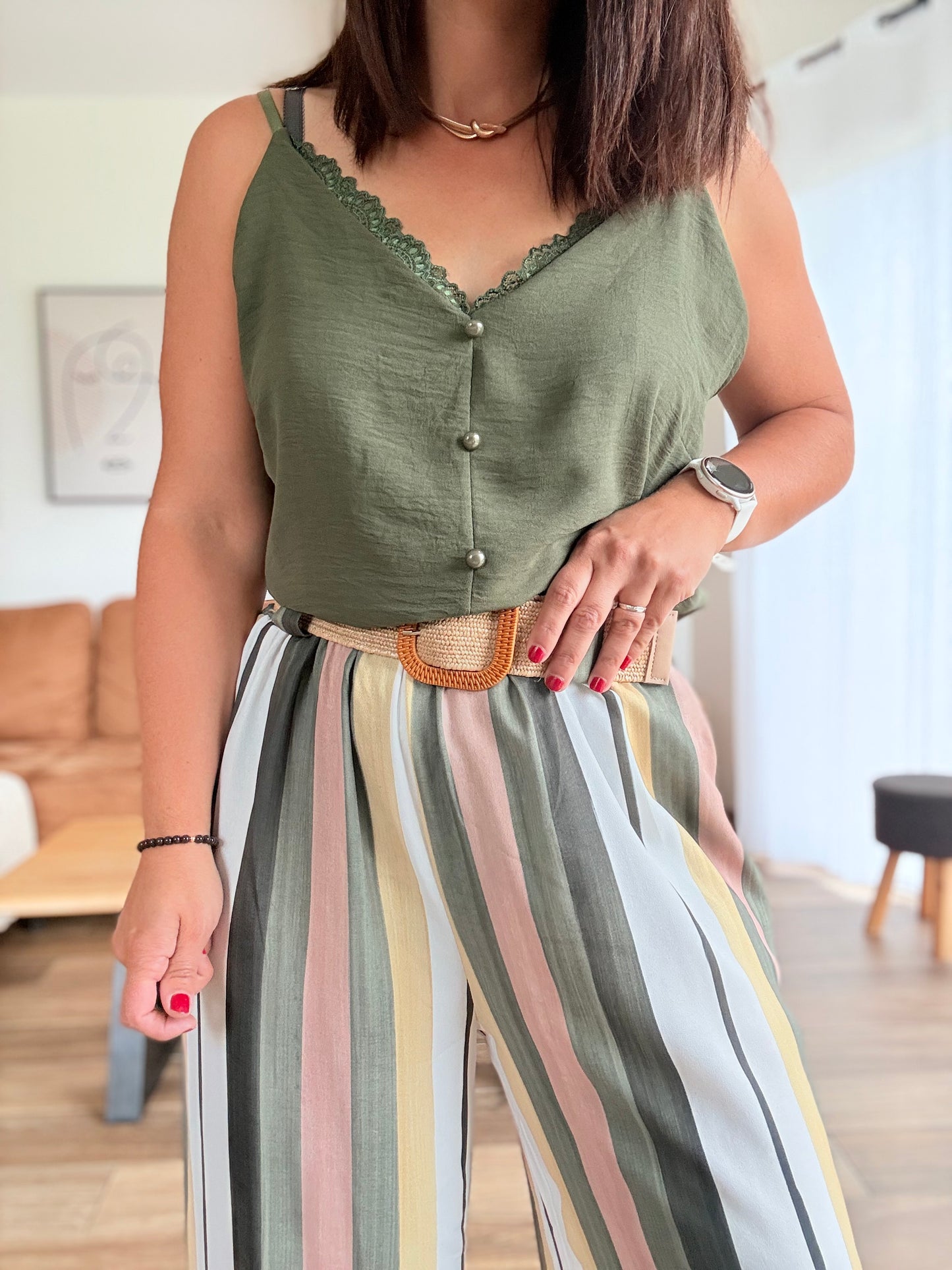 Pantalon | Rayé