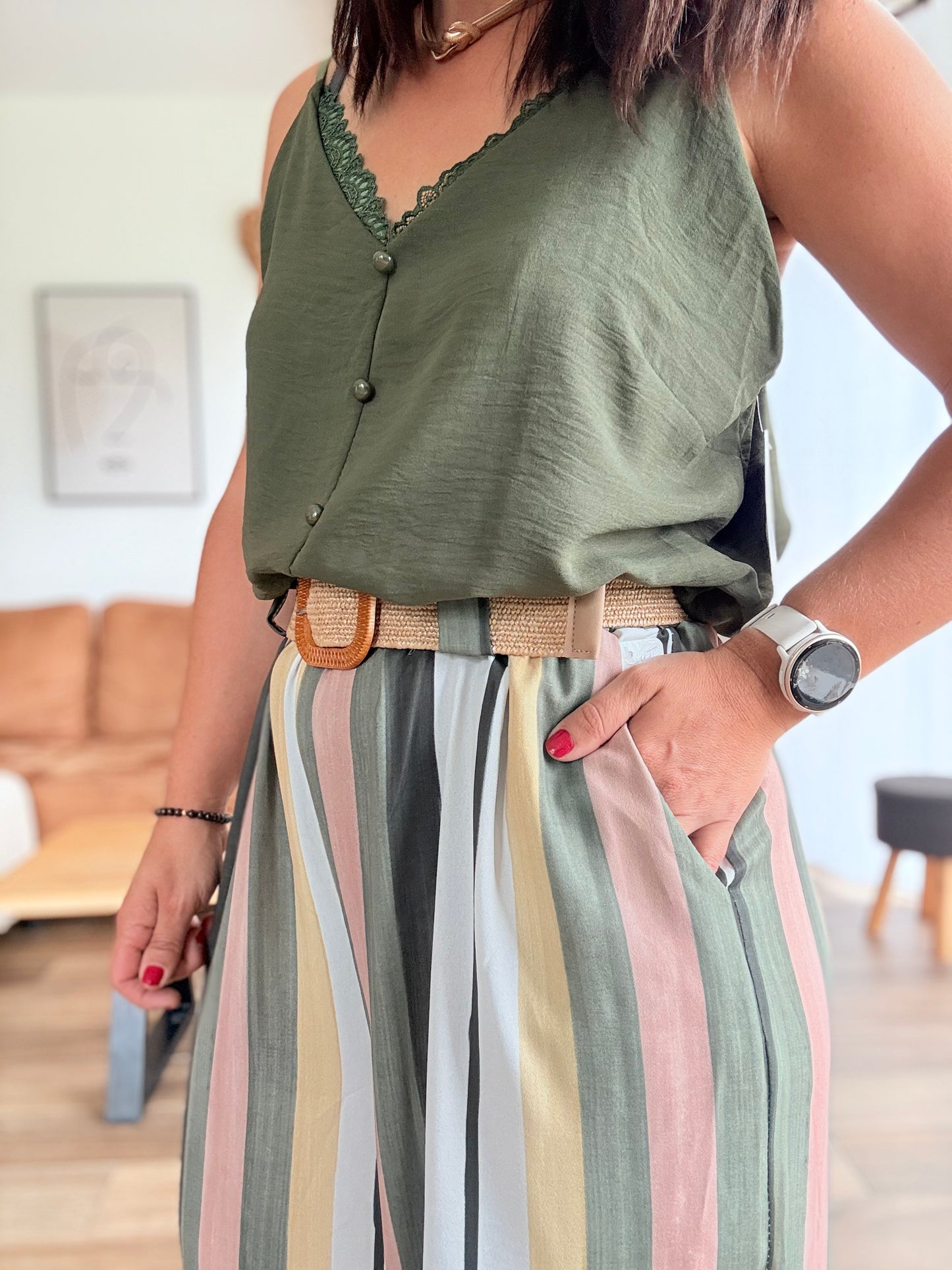 Pantalon | Rayé