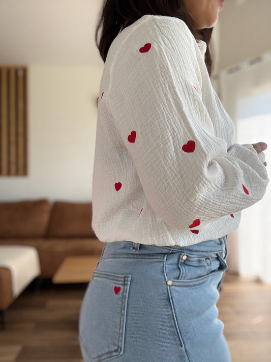 Chemise | Cœur ♥️